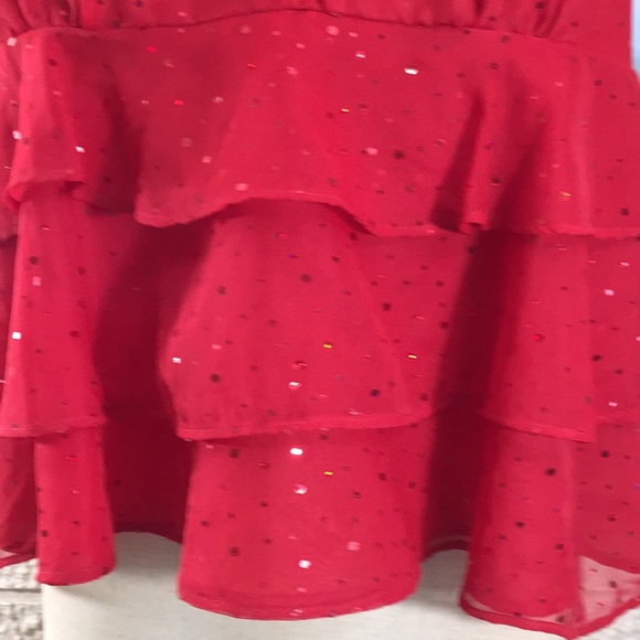 🌹No Tags Baby Doll Ruffle Halter Style Top - Picture 11 of 13